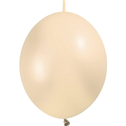 10 Ballons Déco Link 12″ Ivoire – Balloonia