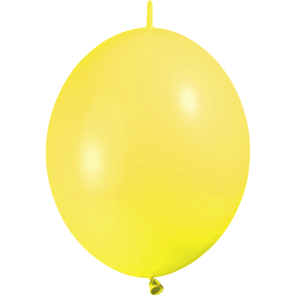 10 Ballons Déco Link 12″ Jaune Citron - Balloonia