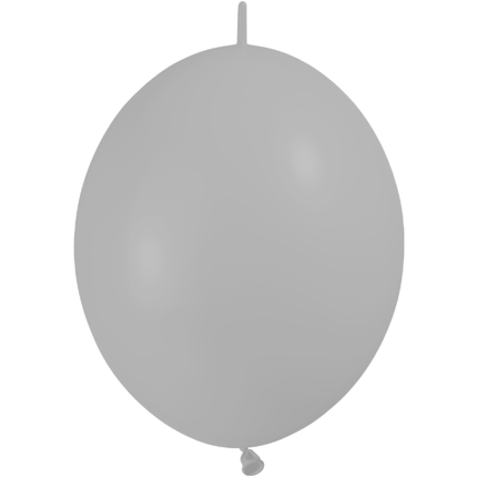 10 Ballons Déco Link 12″ Gris - Balloonia
