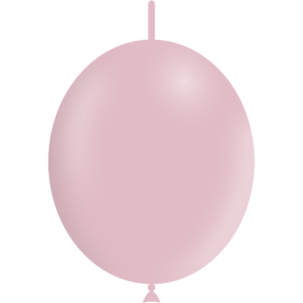 25 Ballons Déco Link 6″ Pastel Matte Rose - Balloonia