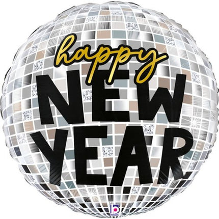 Ballon Aluminium Disco New Year 36″ – Grabo