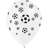 8 Ballons Latex HG95 Foot Blanc - PMS