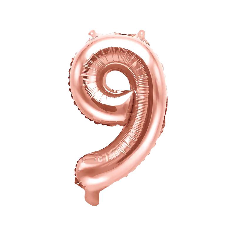 Chiffre 9 ROSE GOLD 16 Ballonrama J2F Shop chiffre-9-rose-gold-16-ballonrama-j2f-shop