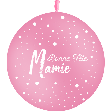 Ballon Latex 3' Bonne Fête Mamie - PMS