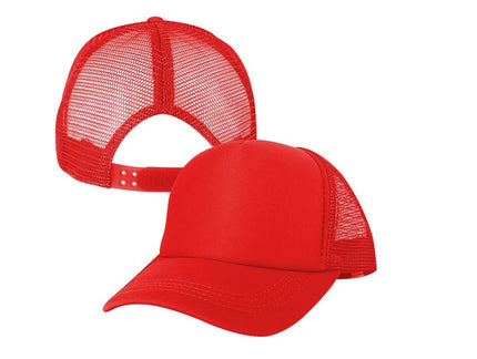 casquette baseball rouge ajourée