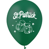 10 Ballons Latex HG95 St-Patrick Vert Forêt - PMS