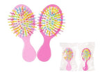 brosse à cheveux rainbow rose mix 14cm