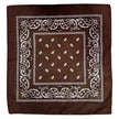 bandana style cachemire brun