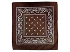 bandana style cachemire brun