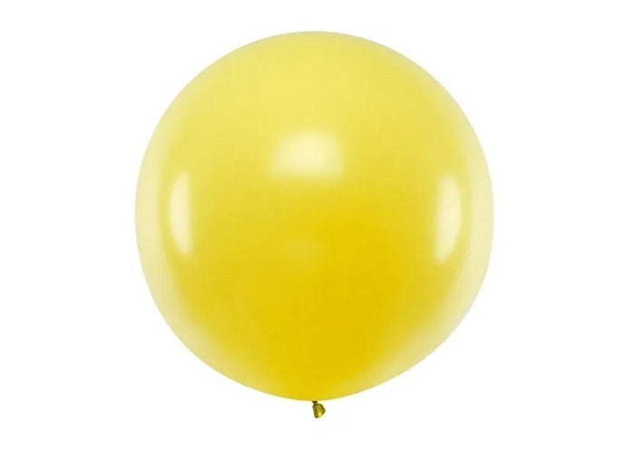 ballon rond géant jaune 35gr 90cm