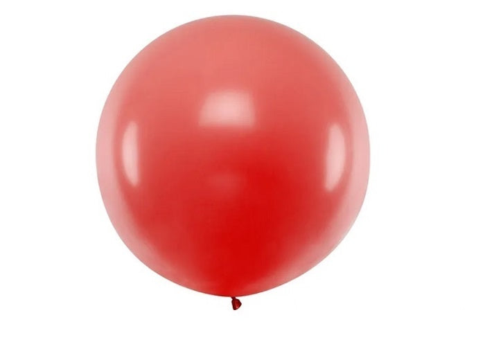 ballon rond géant rouge 35gr 90cm