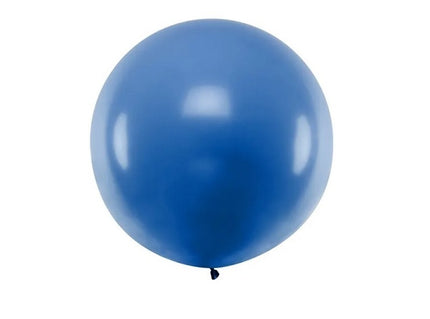 ballon rond géant bleu 35gr 90cm