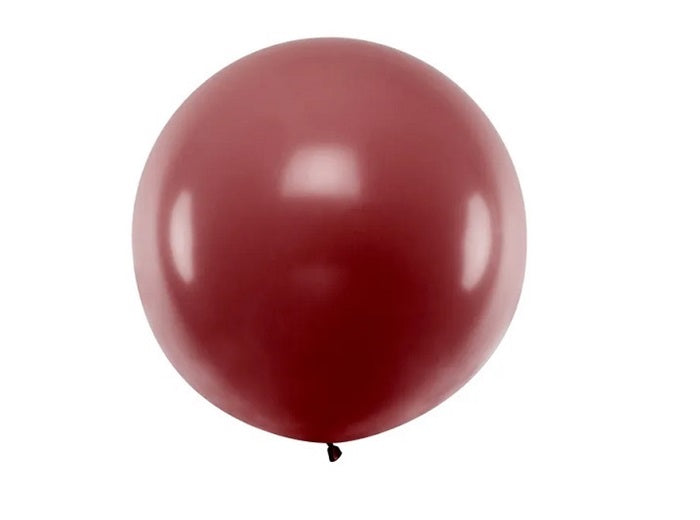 ballon rond géant bordeaux 35gr 90cm