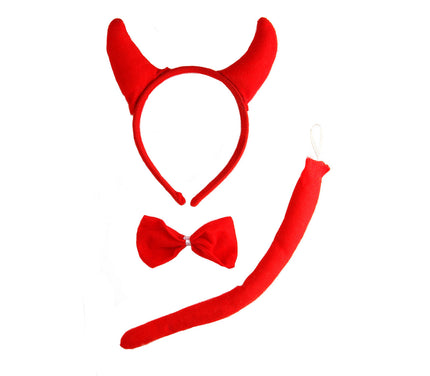 set déguisement de diable rouge