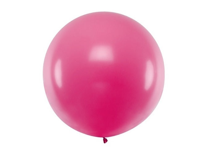 ballon rond géant fuchsia 35gr 90cm