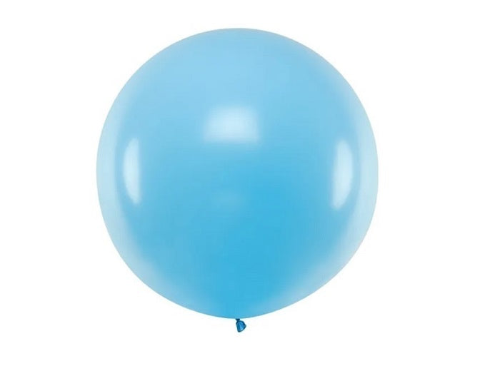 ballon rond géant bleu ciel 35gr 90cm