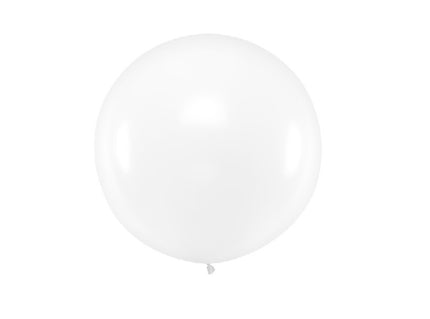 ballon rond géant transparent 35gr 90cm