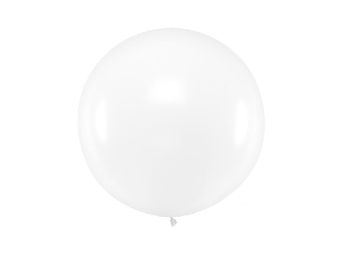 ballon rond géant transparent 35gr 90cm