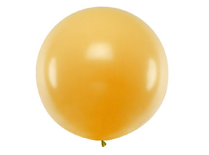 ballon rond géant or 35gr 90cm