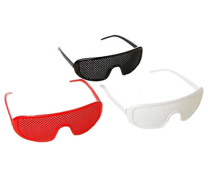 lunettes grille rouge