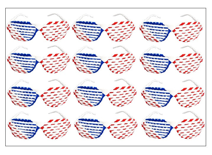 lot de 12 lunettes stores usa états unis