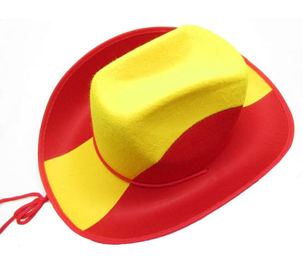 chapeau cowboy feutrine espagne espana (avec corde)