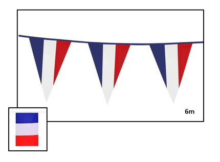 guirlande 20 fanions drapeaux france 6m