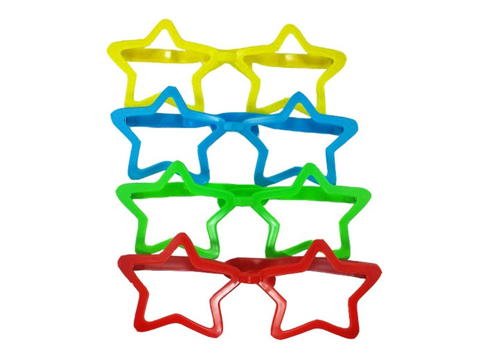 lunette jumbo motif etoile sans verres mix 28cm