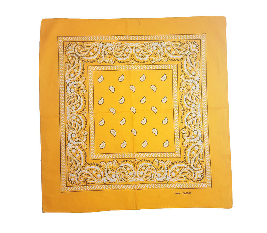 bandana style cachemire orange clair