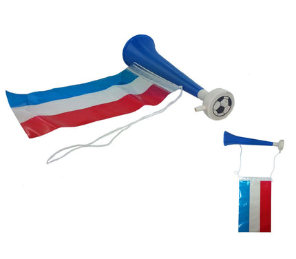 trompette avec drapeau france/hollande
