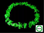 collier de fleurs tahiti fluo neon vert 60mm