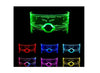 lunettes led''s lumineuses futuriste cyberpunk 7 couleurs