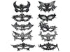 masque loup dentelles noir mix ii