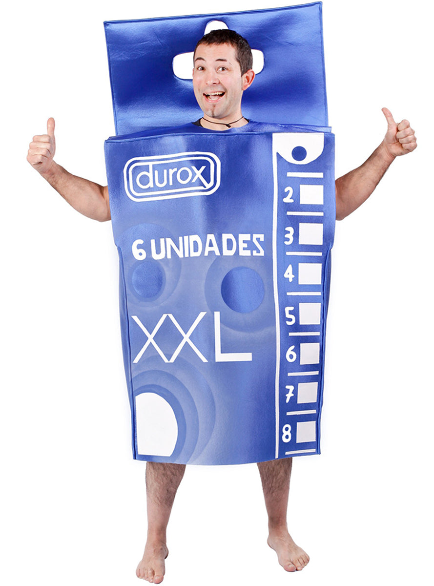 Déguisement de boîte de préservatifs