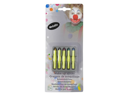 set de 5 crayons de maquillage métallique