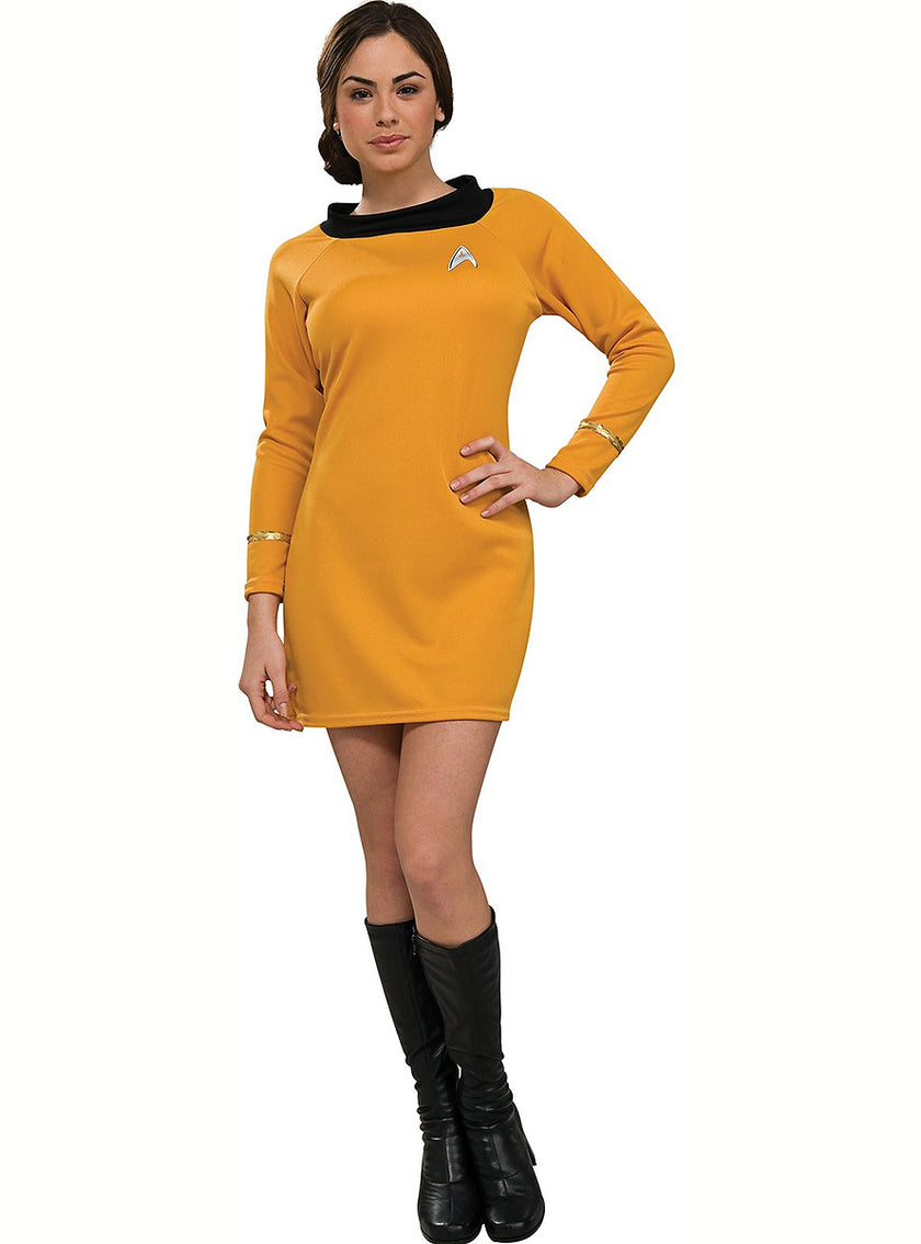 Déguisement de Star Trek classique doré pour femme