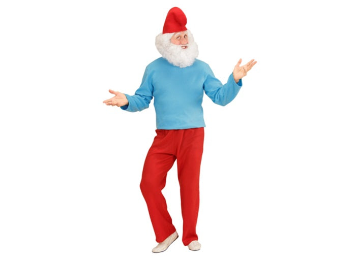 costume de schtroumpf homme taille l