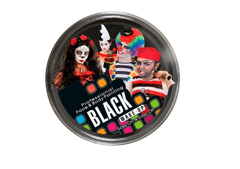 pot galet de maquillage fard noir 25gr