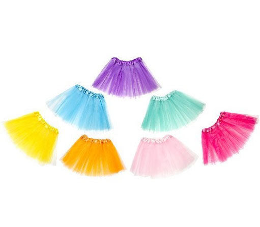 jupe tutu en tulle pastel enfant blanc 29cm