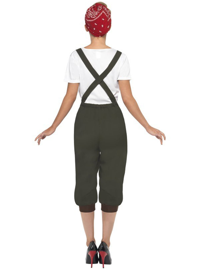 Déguisement de travailleuse de la 2nde Guerre Mondiale