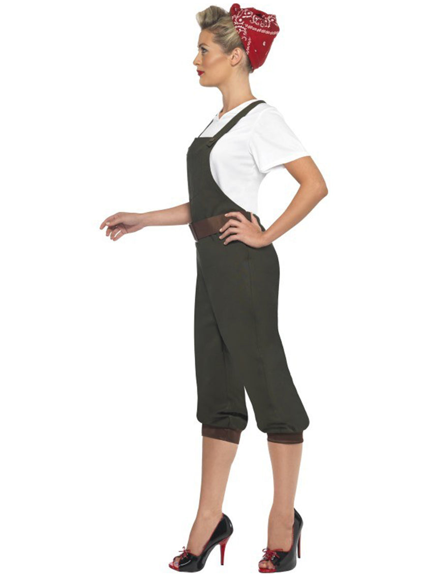 Déguisement de travailleuse de la 2nde Guerre Mondiale