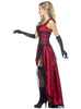 Déguisement de dame bordel rouge de luxe