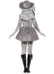 Déguisement pirate fantôme gris femme
