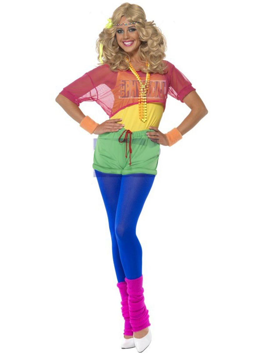 Déguisement femme aérobique années 80