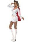 Déguisement d'Elvis Vive Las Vegas blanc pour femme
