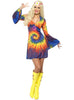 Déguisement Hippie 60's avec robe