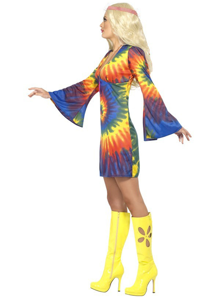Déguisement Hippie 60's avec robe