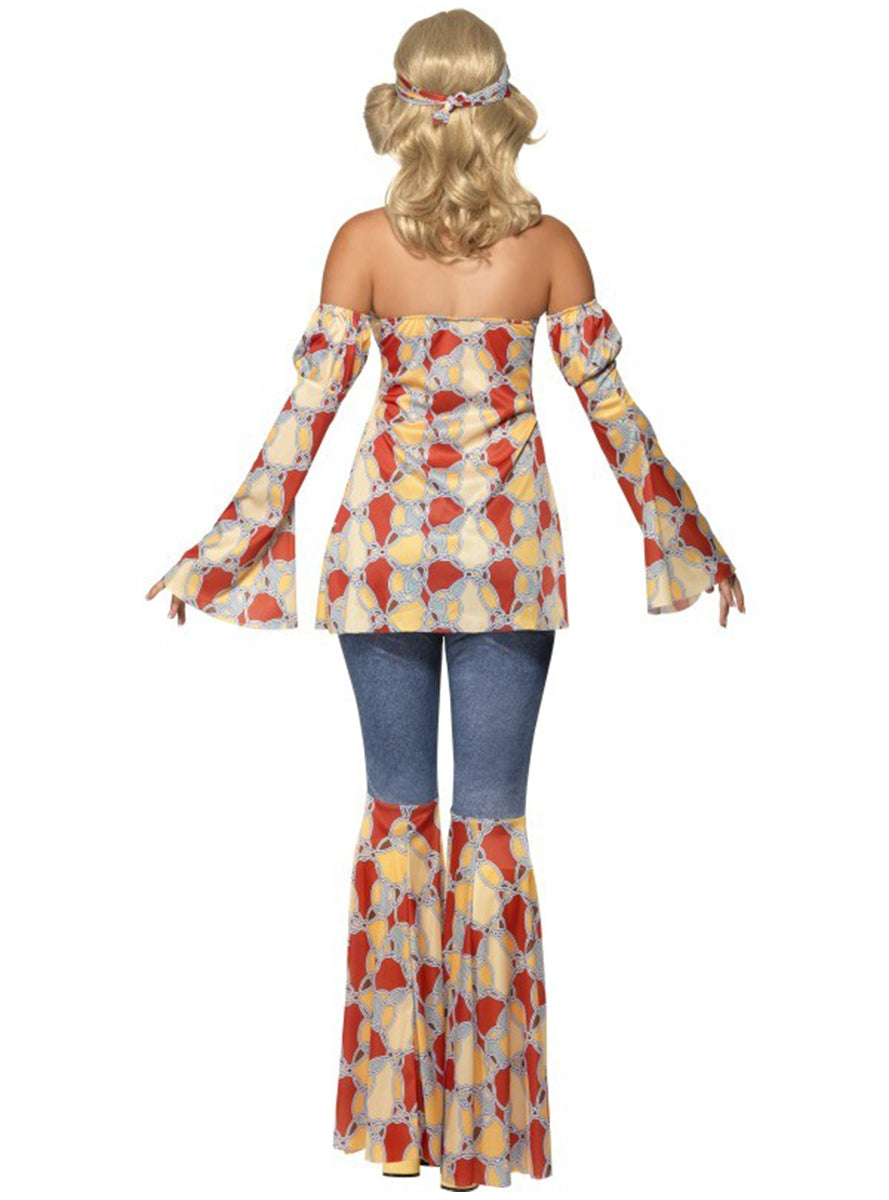 Déguisement d'hippie vintage pour femme