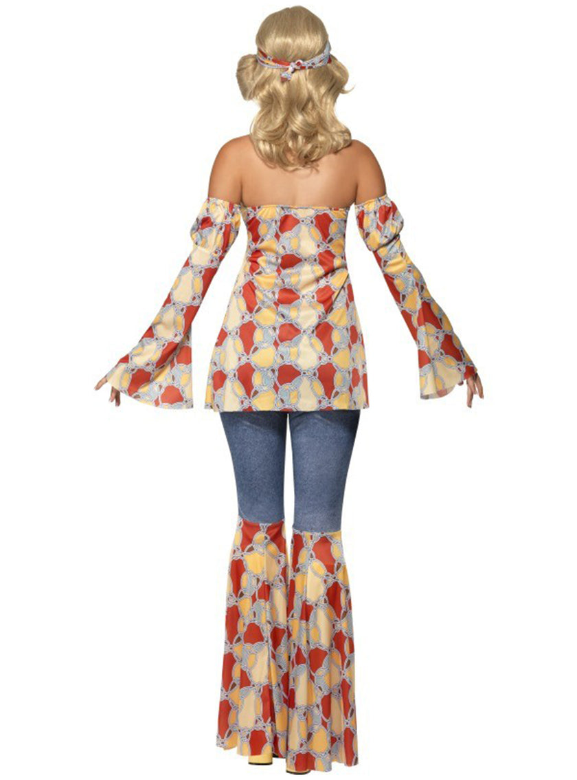 Déguisement d'hippie vintage pour femme