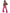 Déguisement disco rose et fleurs pour homme